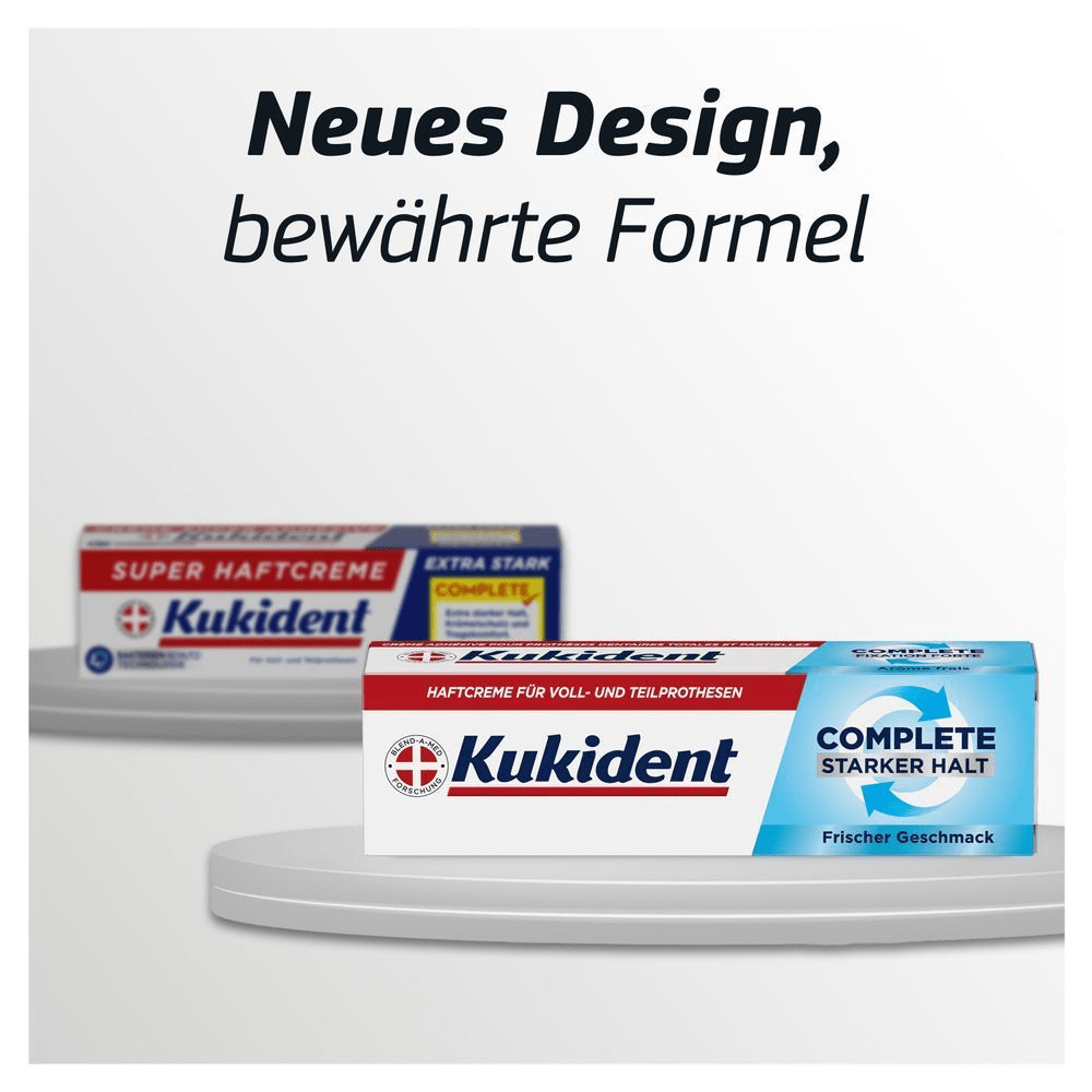 Bild: Kukident Haftcreme