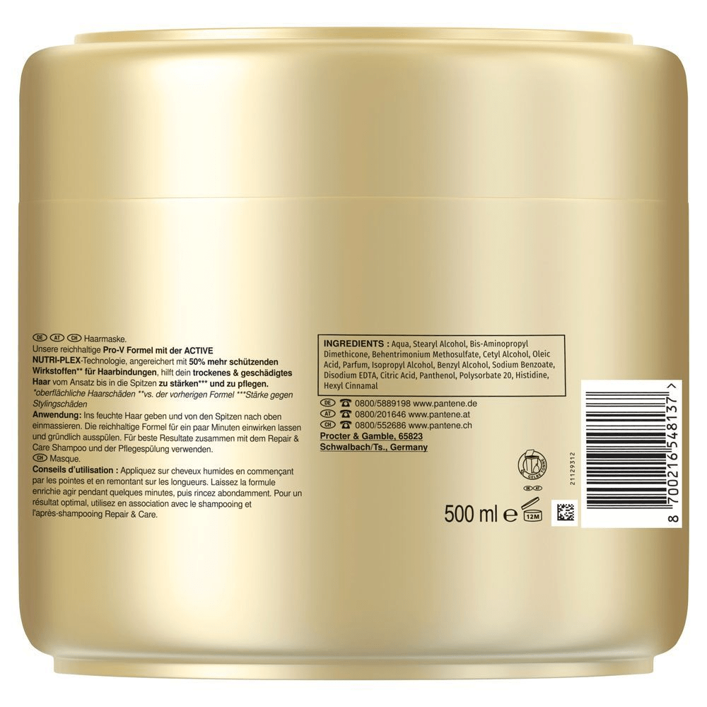Bild: PANTENE PRO-V Repair & Care Keratin Protect Haarmaske