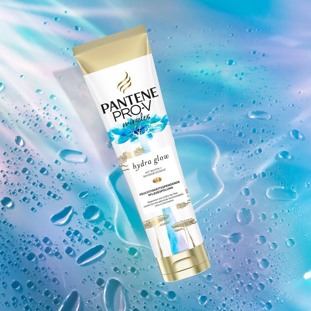 Bild: PANTENE PRO-V Pro-V Miracles Hydra Glow Feuchtigkeitsspendende Pflegespülung