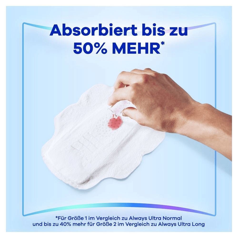 Bild: always Ultra Binde Infinity FlexProtect Normal mit Flügeln
