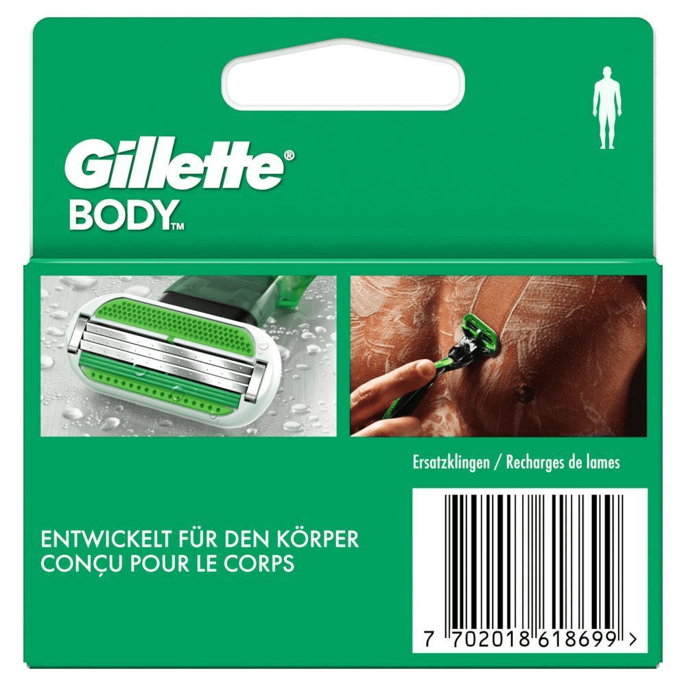 Bild: Gillette Body Systemklingen
