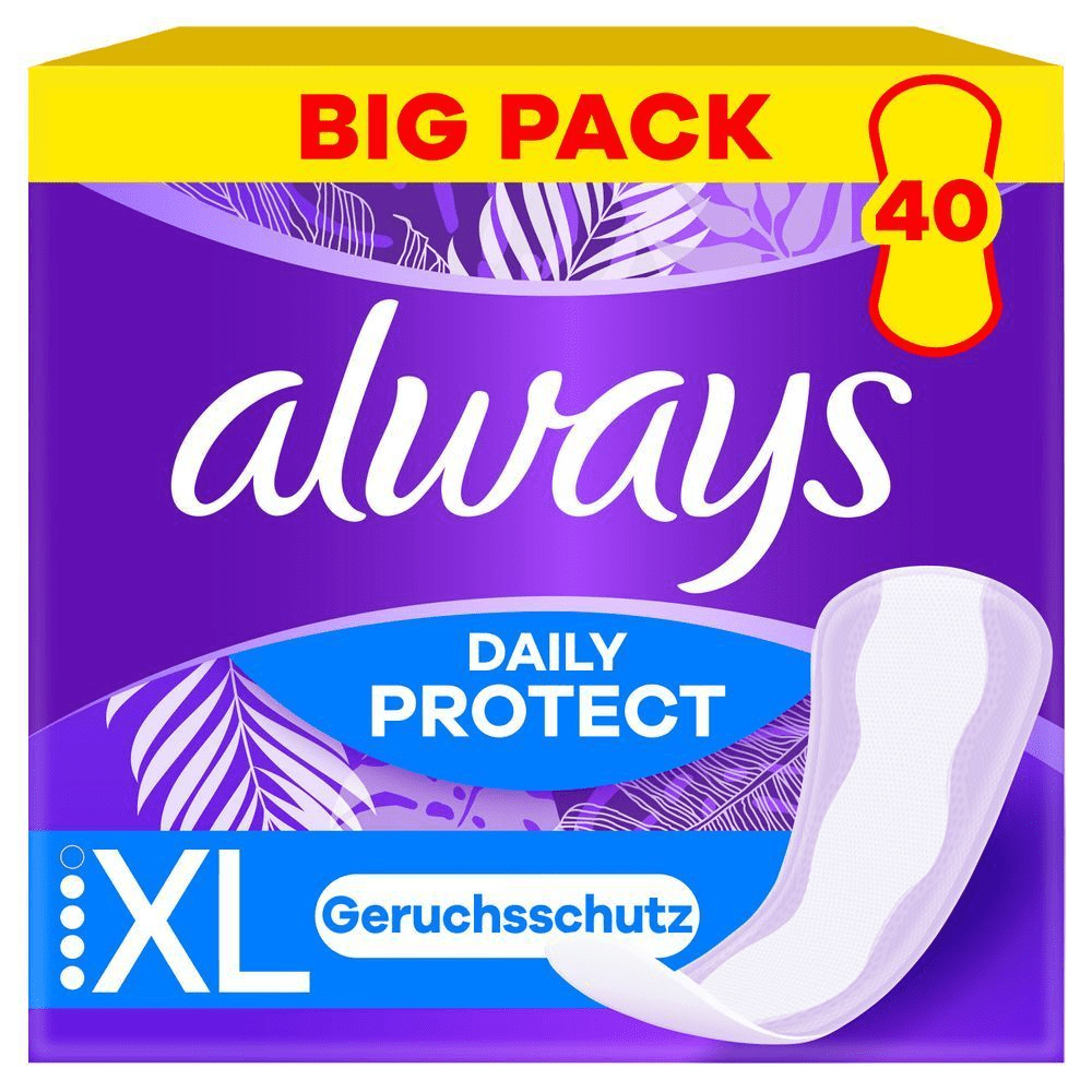 Bild: always Daily Protect Extra Long Slipeinlagen