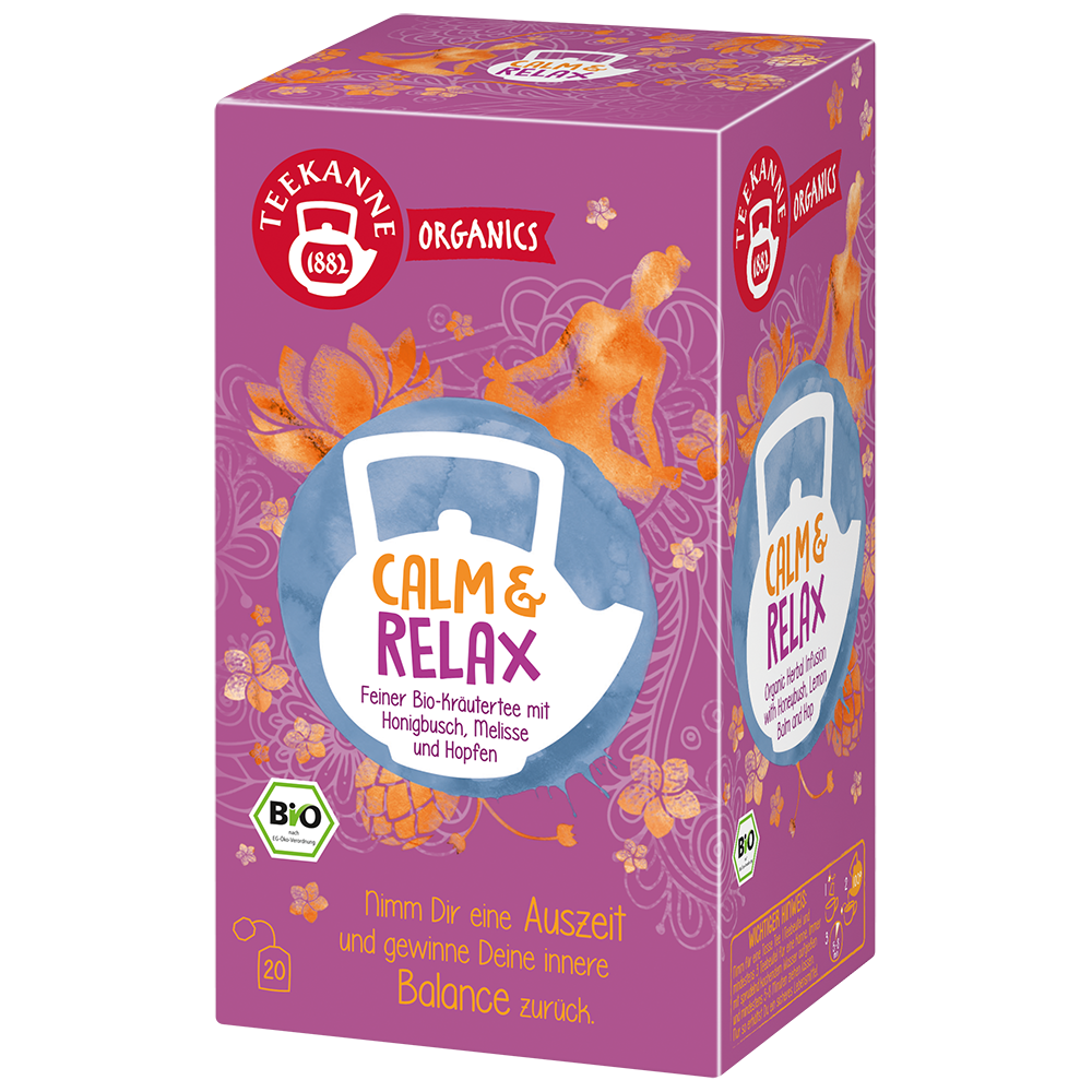 Bild: TEEKANNE Bio Tee Organics Calm and Relax