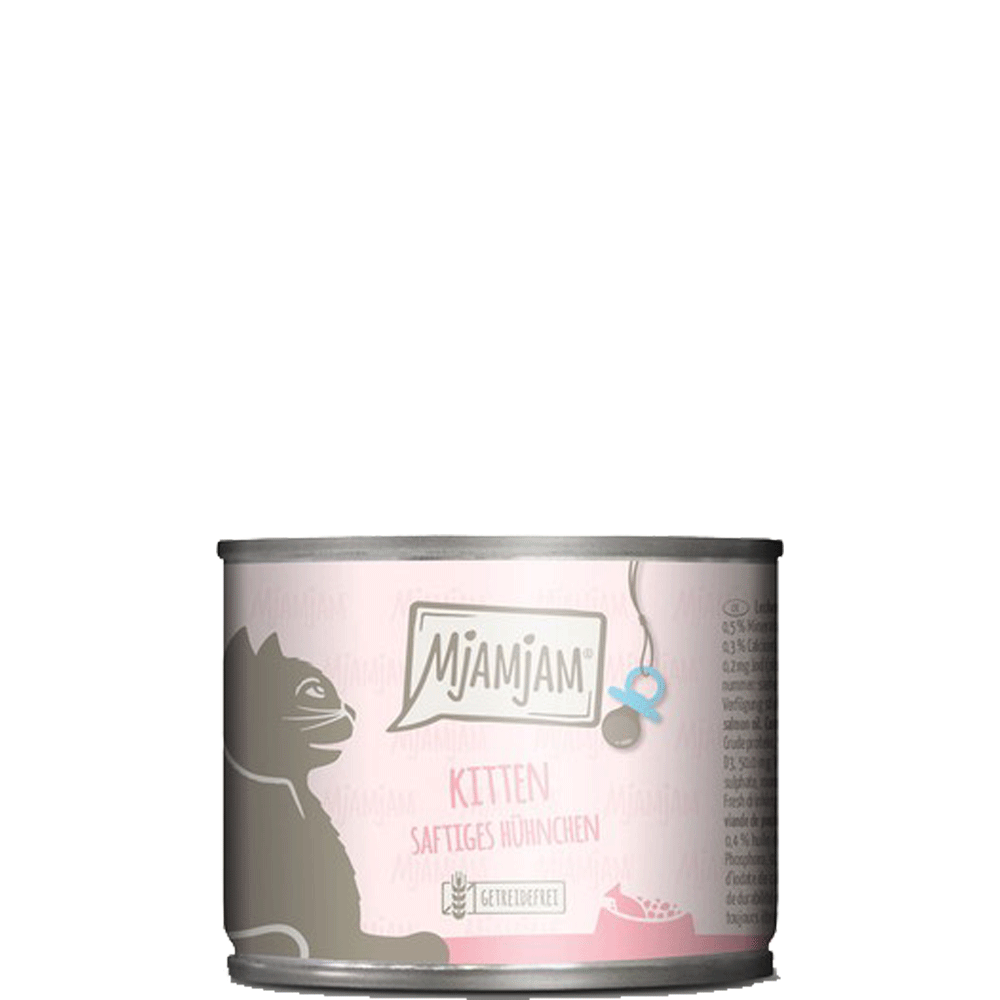 Bild: Mjamjam Kitten saftiges Hühnchen mit Lachsöl