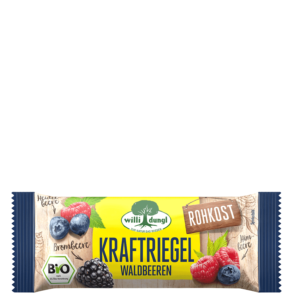 Bild: Willi Dungl Kraftriegel Waldbeeren