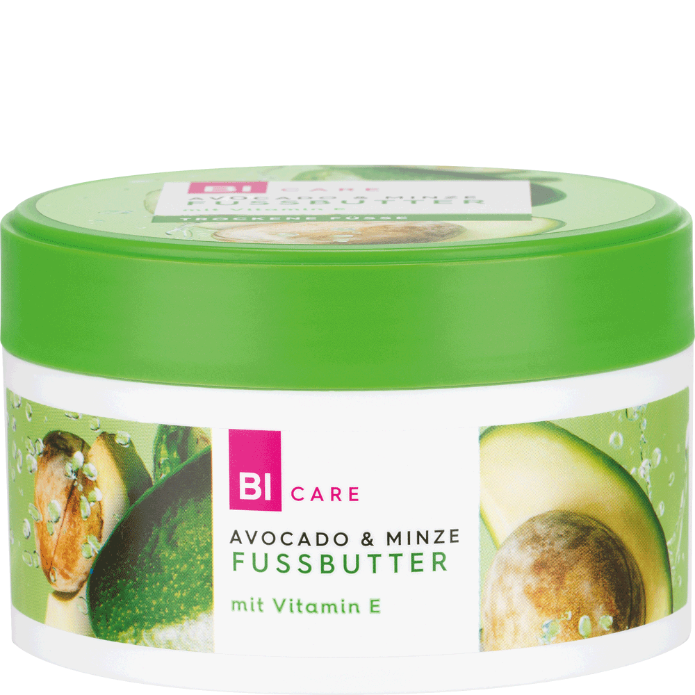 Bild: BI CARE Fussbutter Avocado & Minze