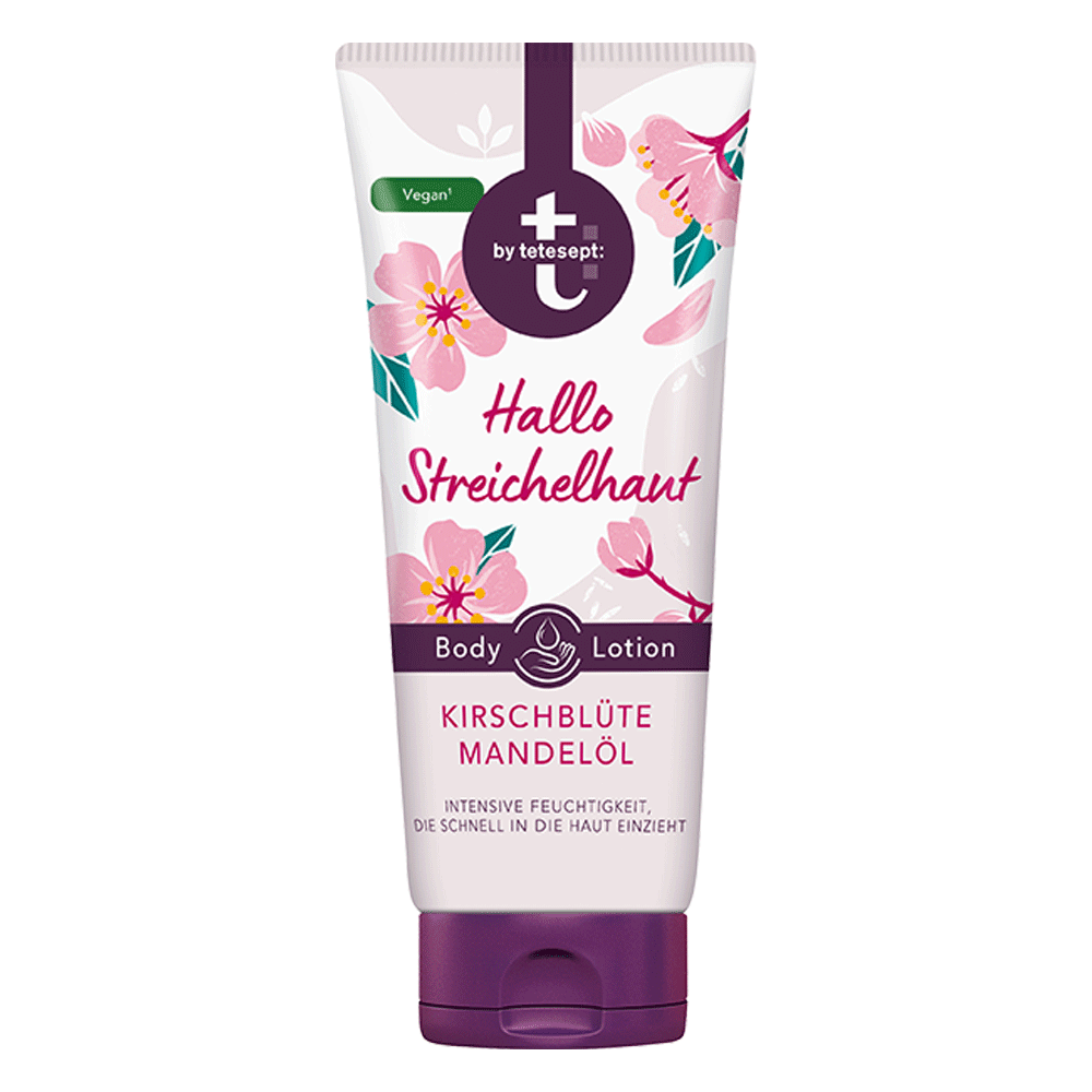 Bild: t: by tetesept Bodylotion Hallo Streichelhaut