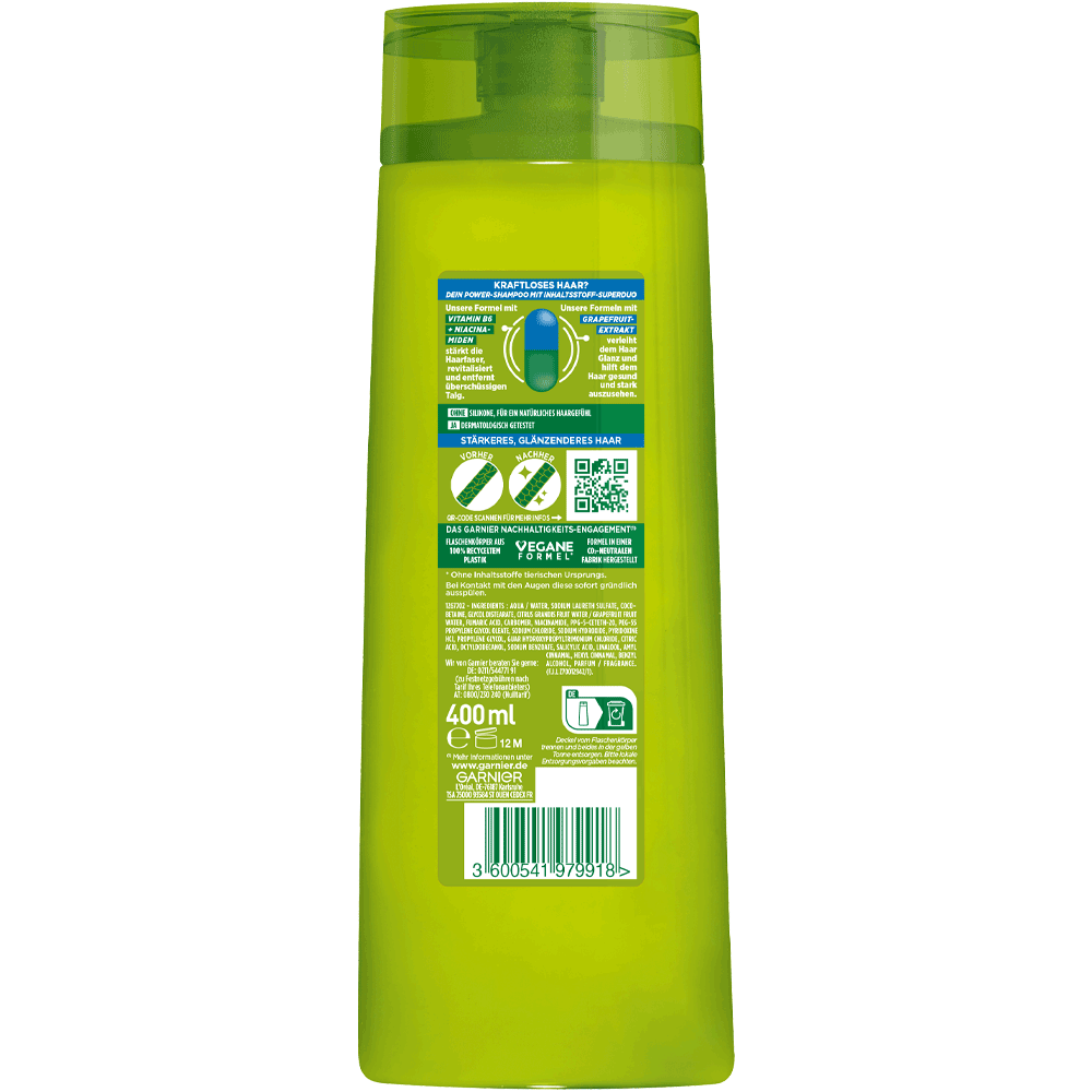 Bild: GARNIER FRUCTIS Shampoo Kraft & Glanz XL