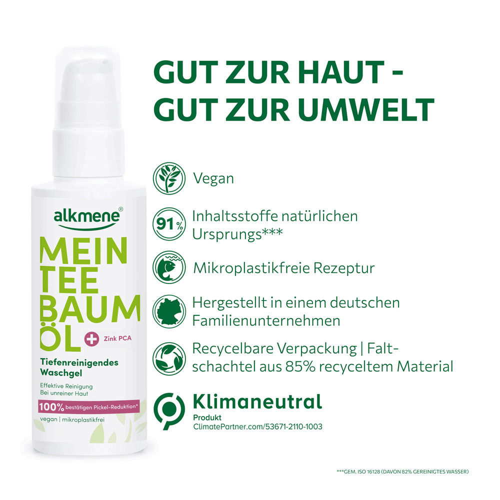 Bild: alkmene Mein Teebaumöl tiefenreinigendes Waschgel