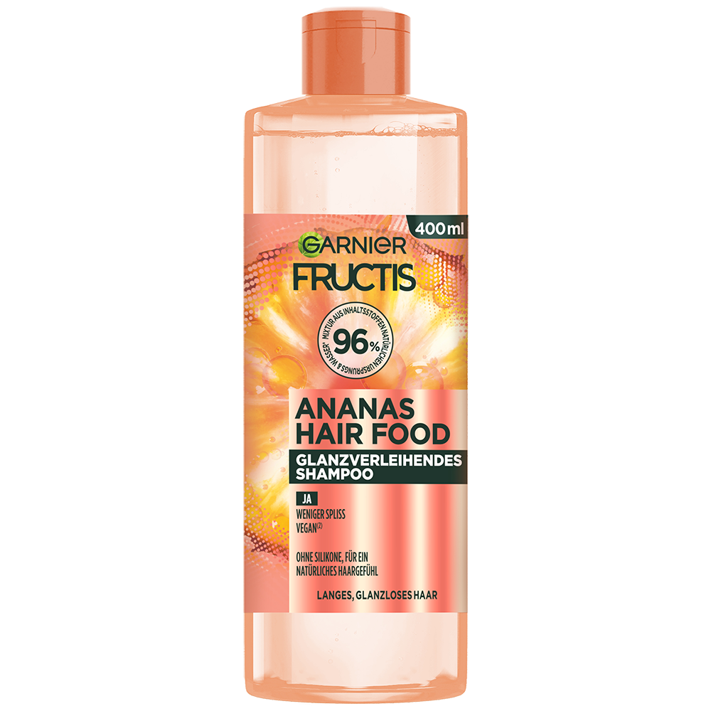 Bild: GARNIER FRUCTIS Ananas Hair Food Glanzverleihendes Shampoo
