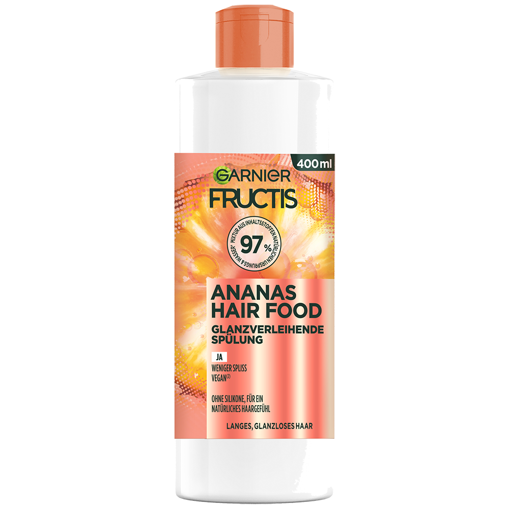 Bild: GARNIER FRUCTIS Ananas Hair Food Glanzverleihende Spülung