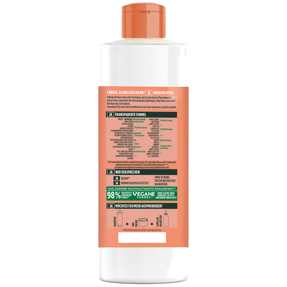 Bild: GARNIER FRUCTIS Ananas Hair Food Glanzverleihende Spülung