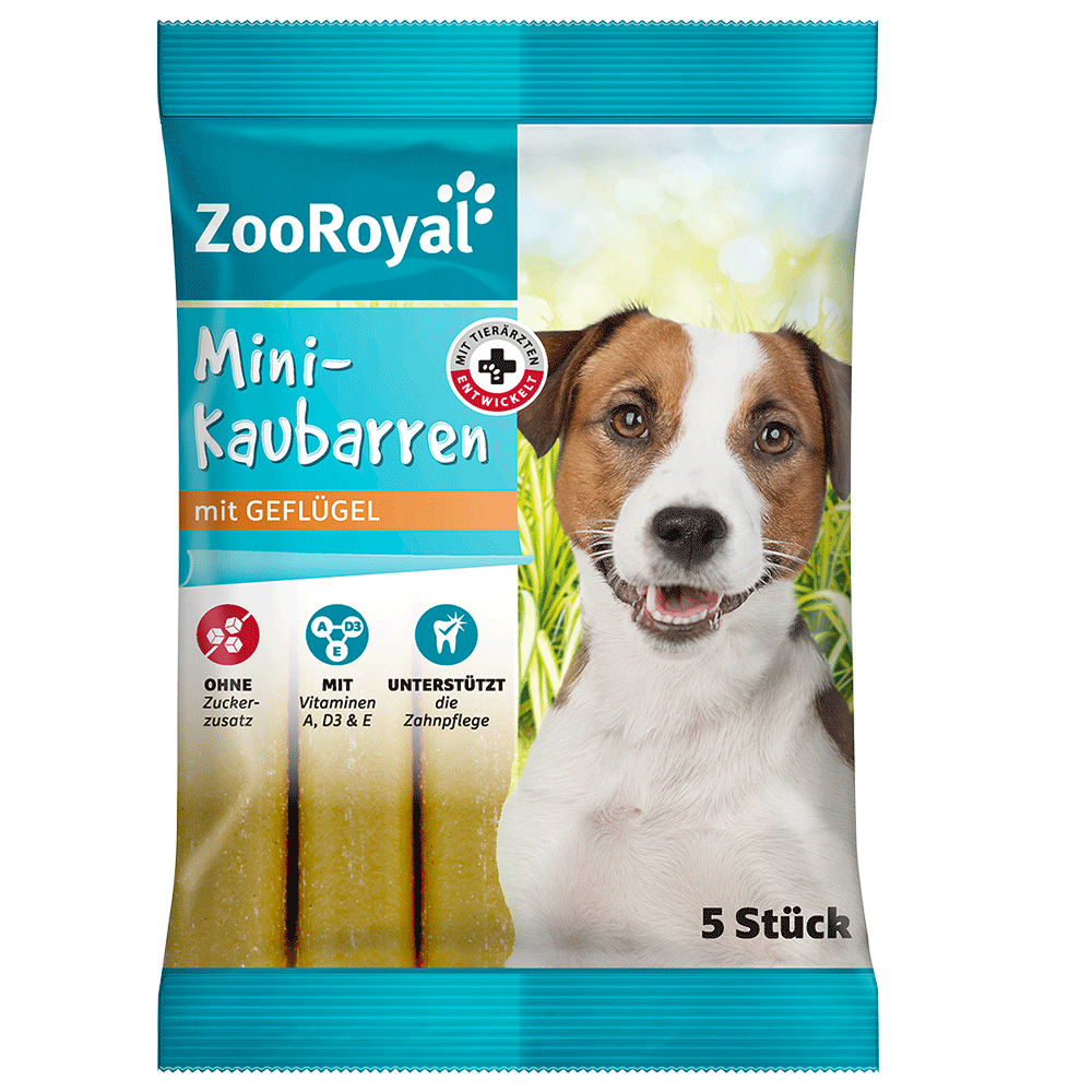 Bild: ZooRoyal Mini Kaubarren mit Geflügel