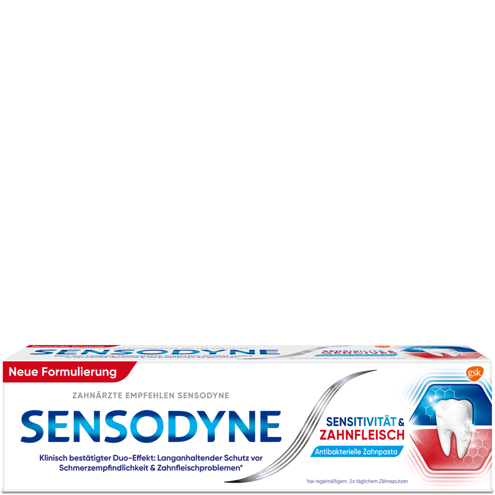 Bild: SENSODYNE Zahncreme Sensitivität & Zahnfleisch