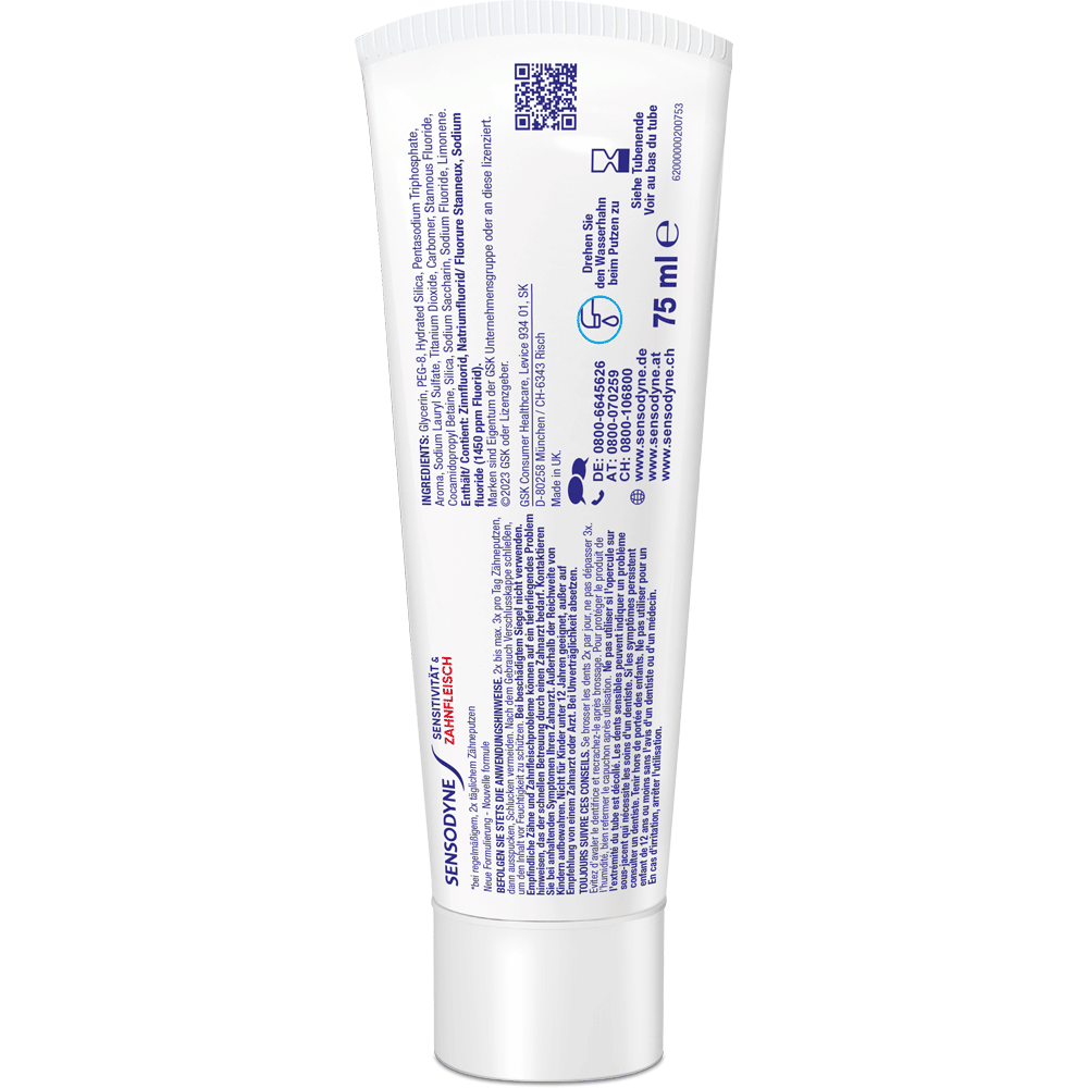 Bild: SENSODYNE Zahncreme Sensitivität & Zahnfleisch