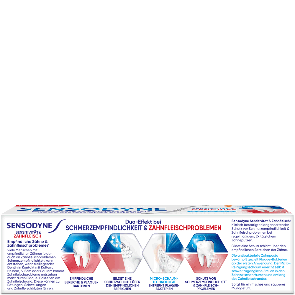 Bild: SENSODYNE Zahncreme Sensitivität & Zahnfleisch