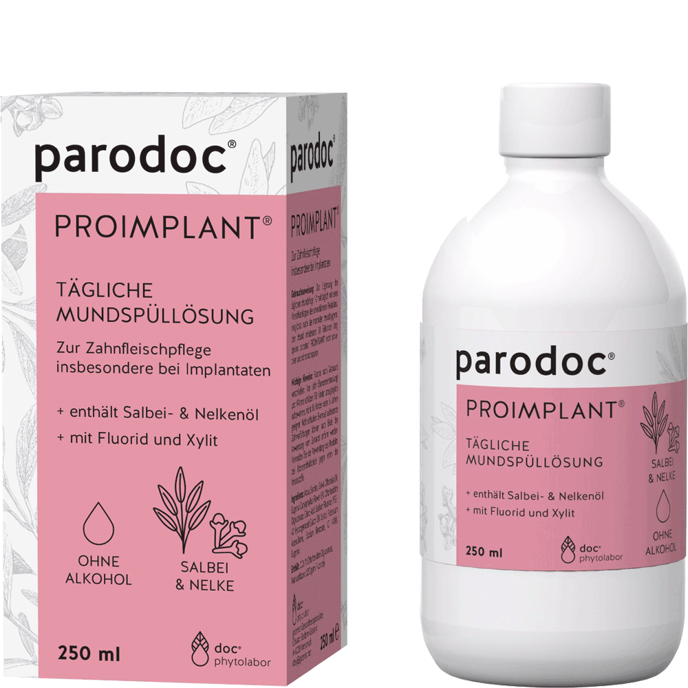 Bild: parodoc Proimplant Mundspülung
