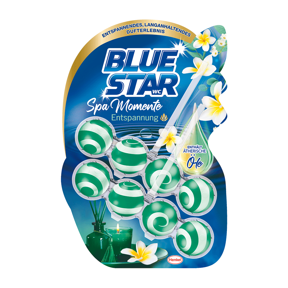 Bild: Blue Star WC-Steine Spa Momente Entspannung