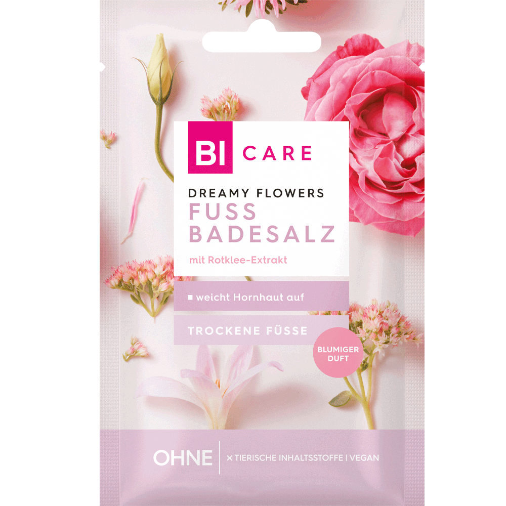 Bild: BI CARE Fussbadesalz Dreamy Flowers