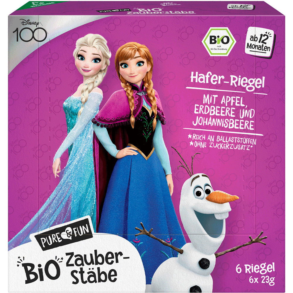 Bild: Pure & Fun Disney Bio Zauber Stäbe Hafer-Riegel