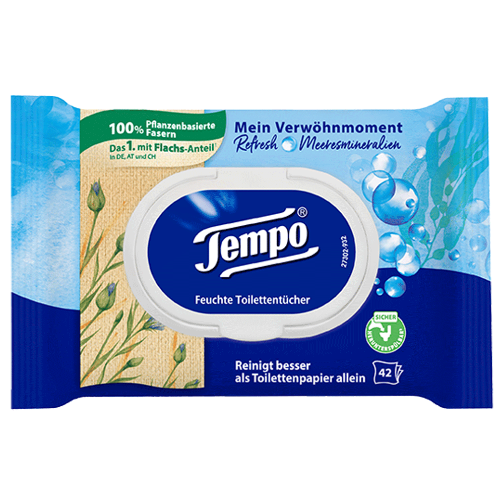 Bild: Tempo Feuchtes Toilettenpapier Sea Minerals