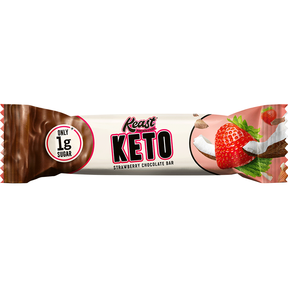 Bild: KETO Strawberry Chocolate Riegel