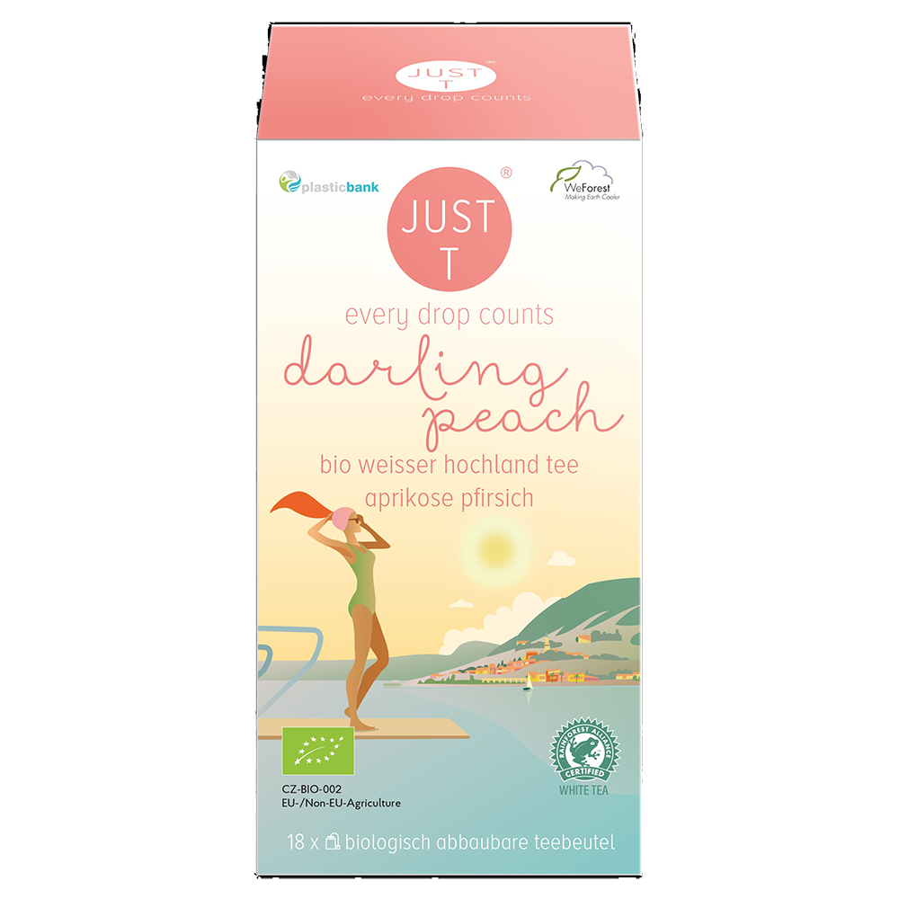 Bild: just t Tee Darling Peach
