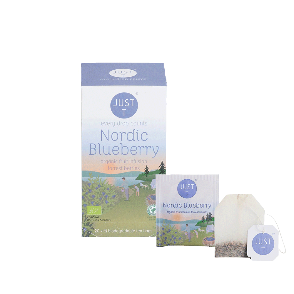 Bild: just t Tee Nordic Blueberry