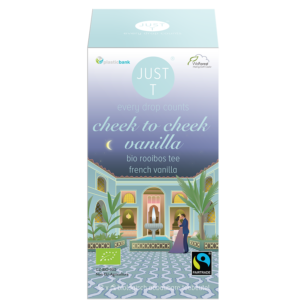 Bild: just t Tee Cheek To Cheek Vanilla