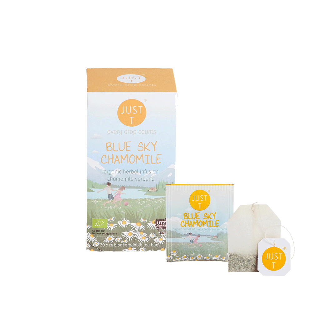 Bild: just t Tee Blue Sky Chamomile