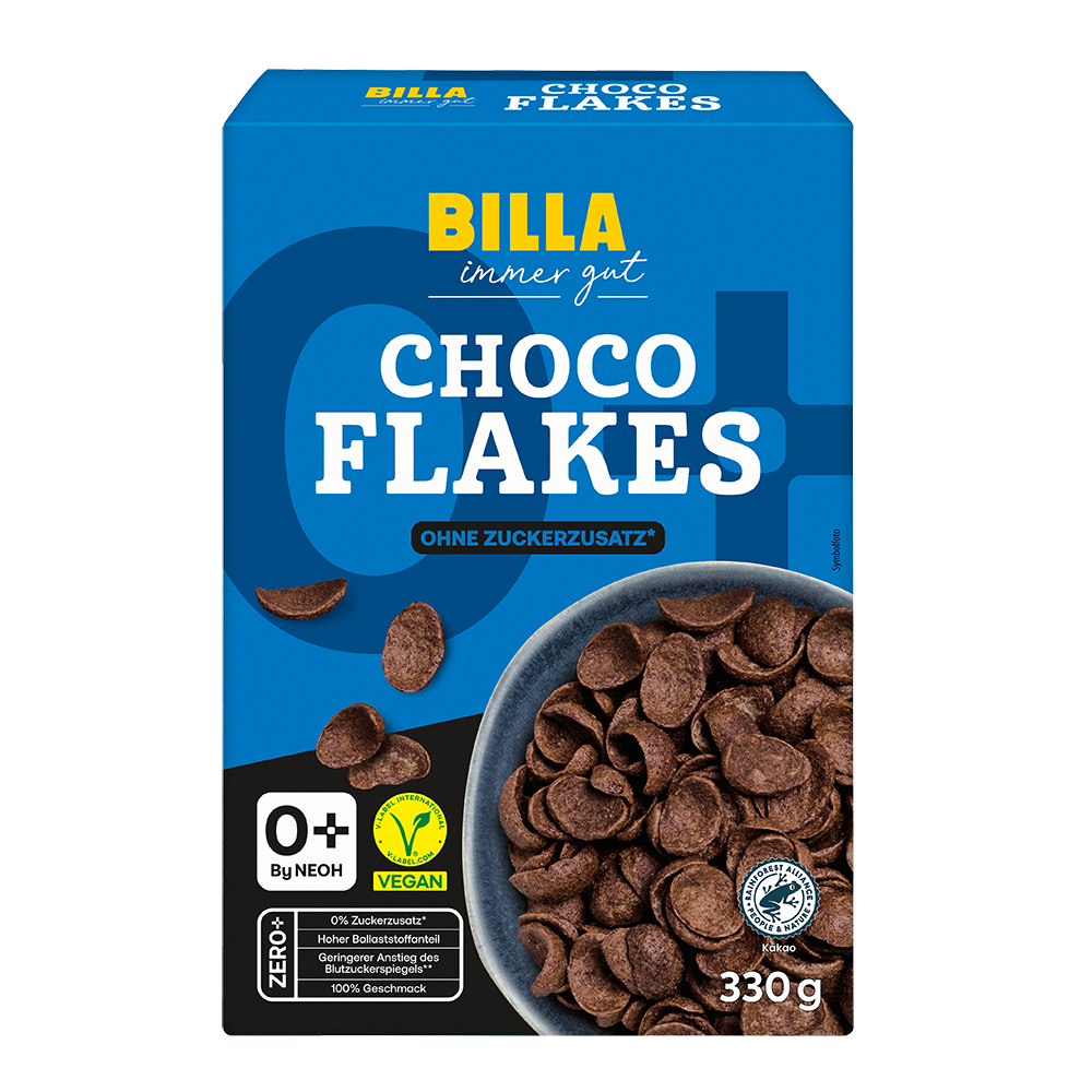Bild: Billa immer gut Choco Flakes 