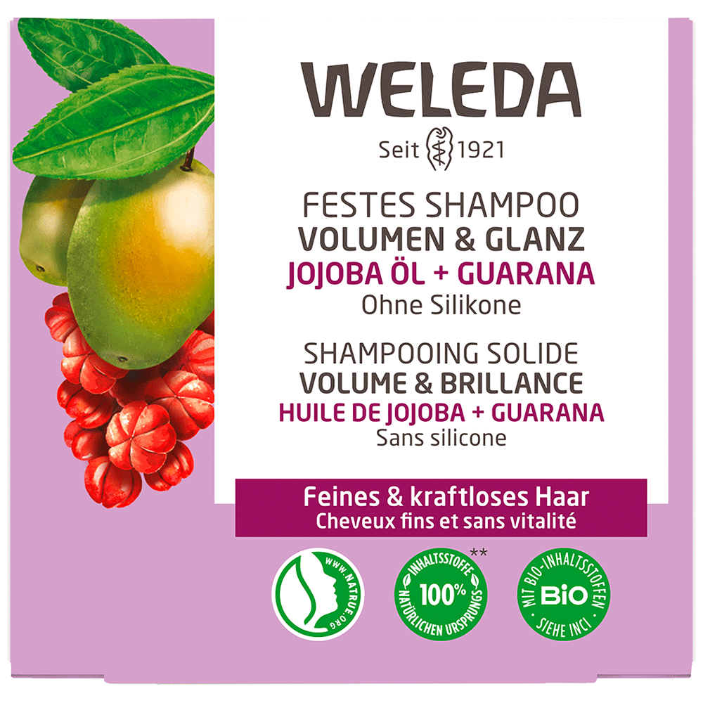 Bild: WELEDA Festes Shampoo Volumen & Glanz