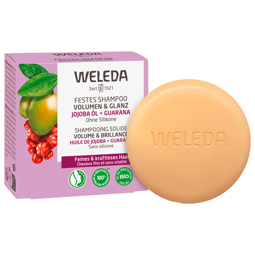 Bild: WELEDA Festes Shampoo Volumen & Glanz