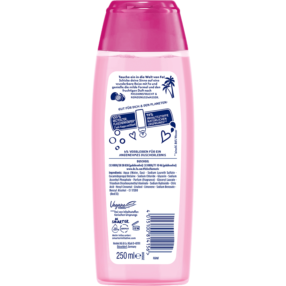 Bild: Fa Duschgel Passionsfruit Feel Refreshed