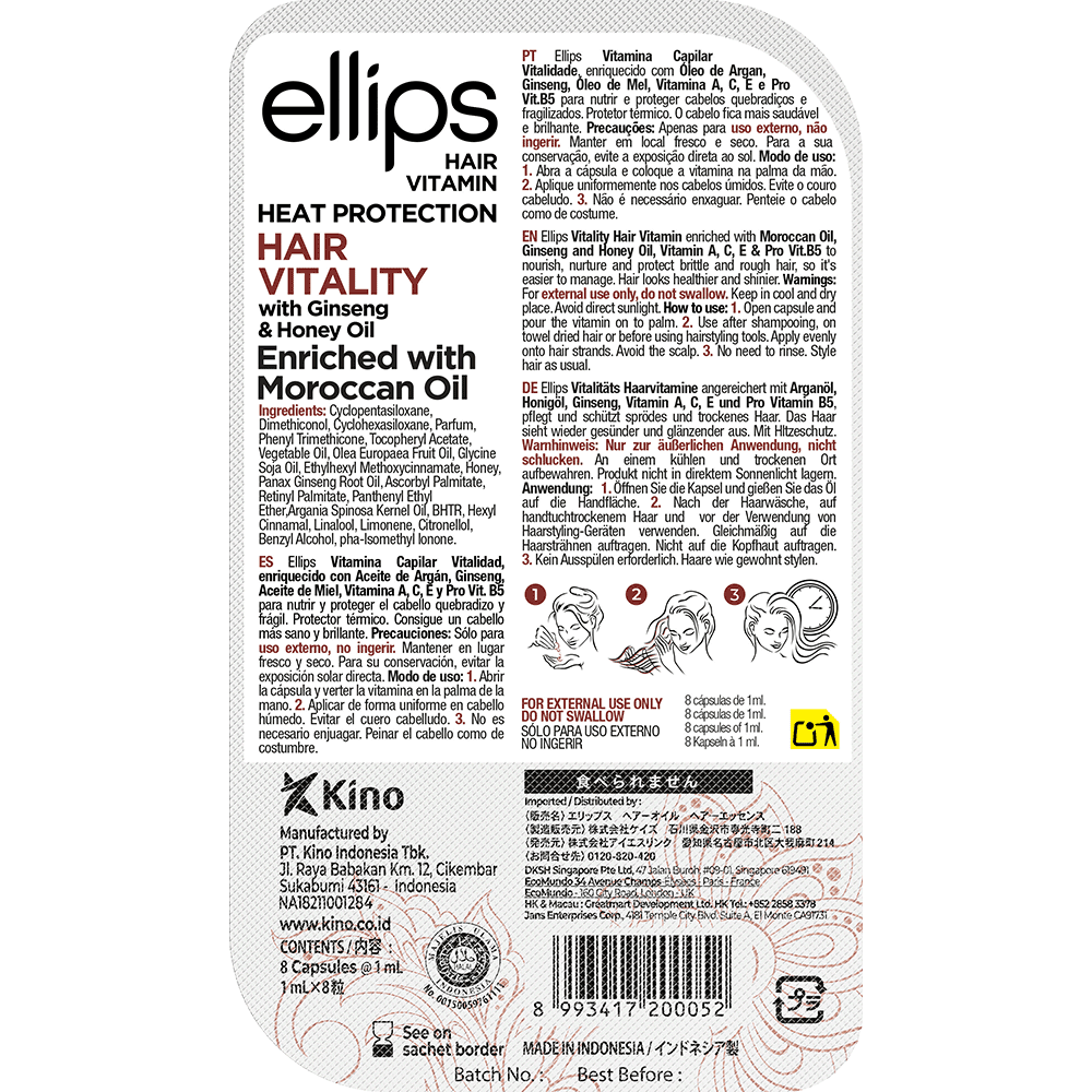 Bild: Ellips Haarvitamine für Vitalität 