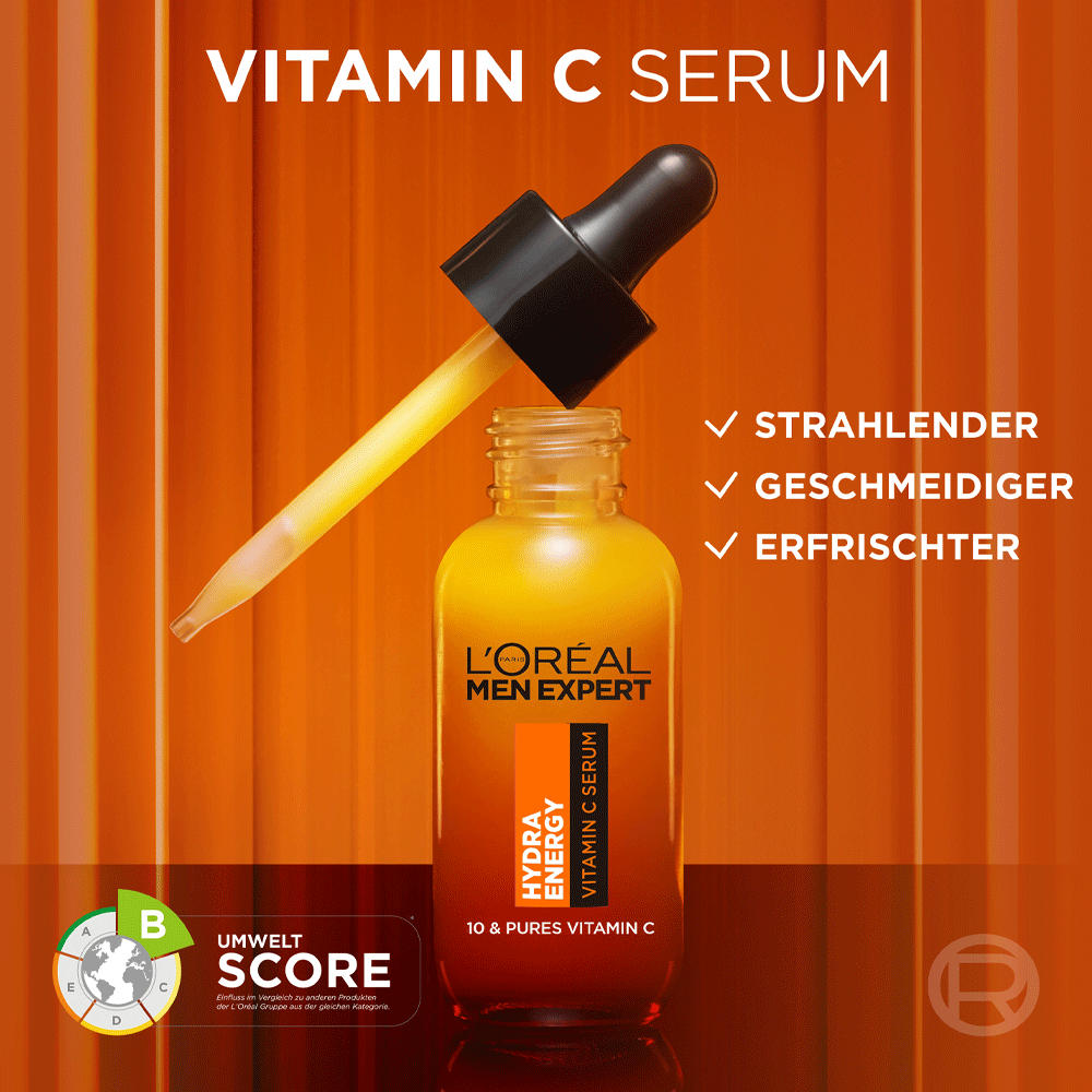 Bild: L'ORÉAL PARIS MEN EXPERT Hydra Energy Vitamin C Serum