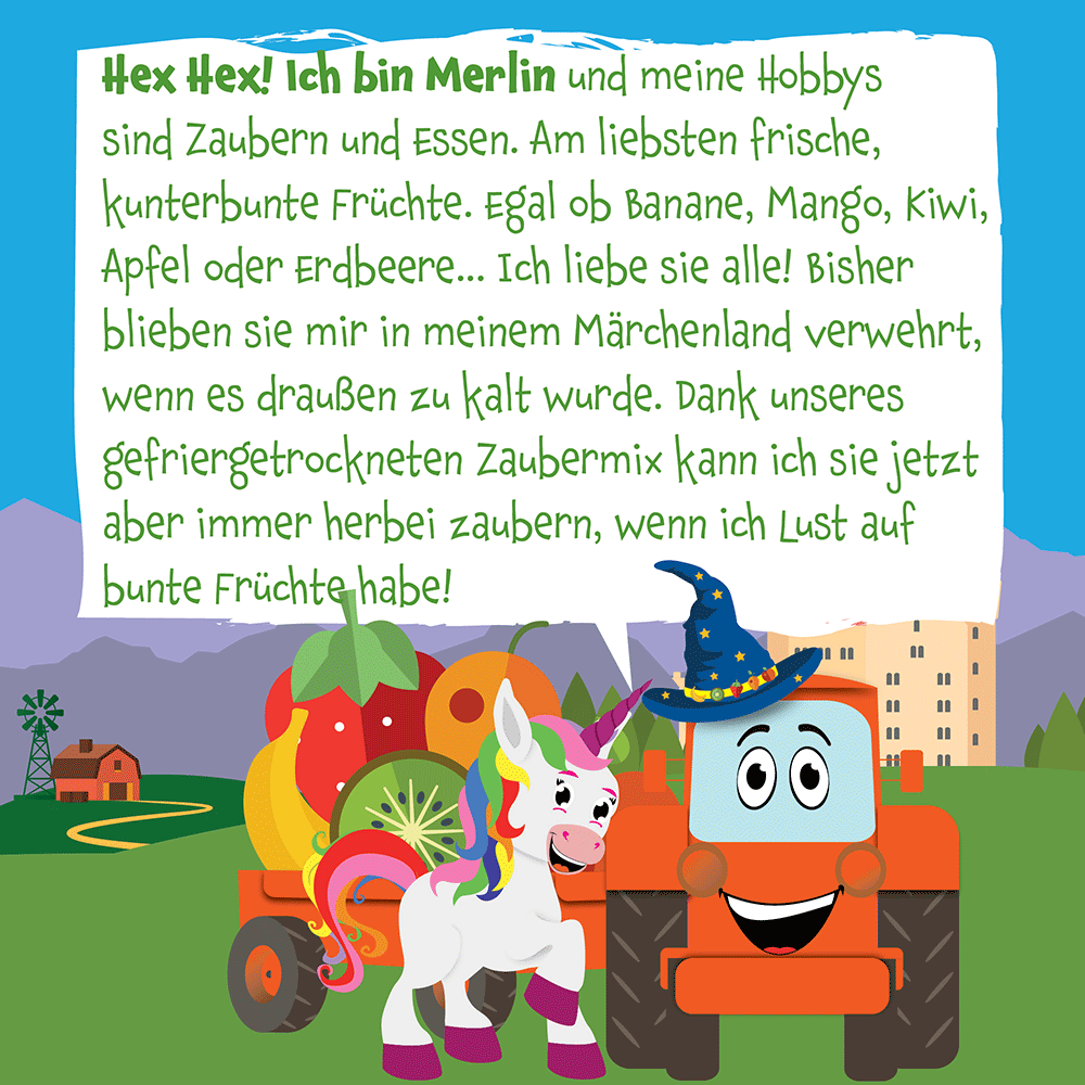 Bild: pumpkin organics Bio Zaubermix Fruchtchips Banane, Mango, Kiwi, Apfel unc Erdbeere