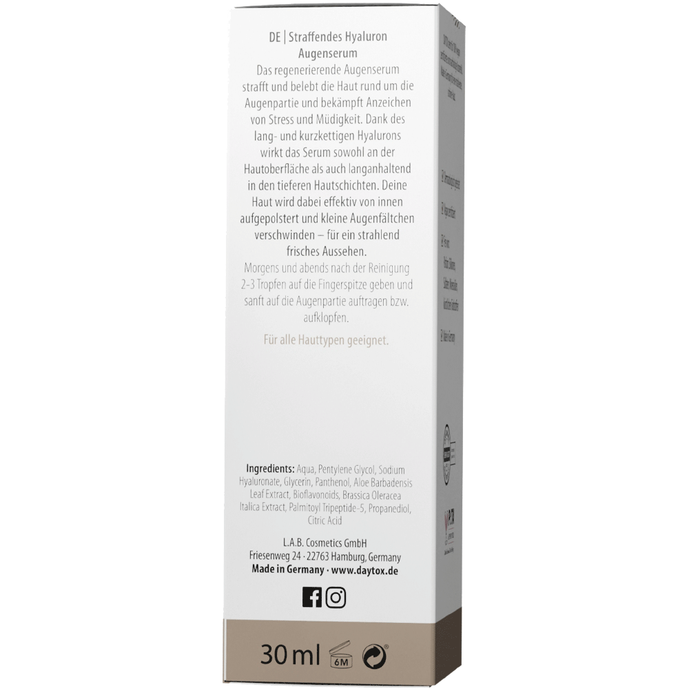 Bild: Daytox Augenserum