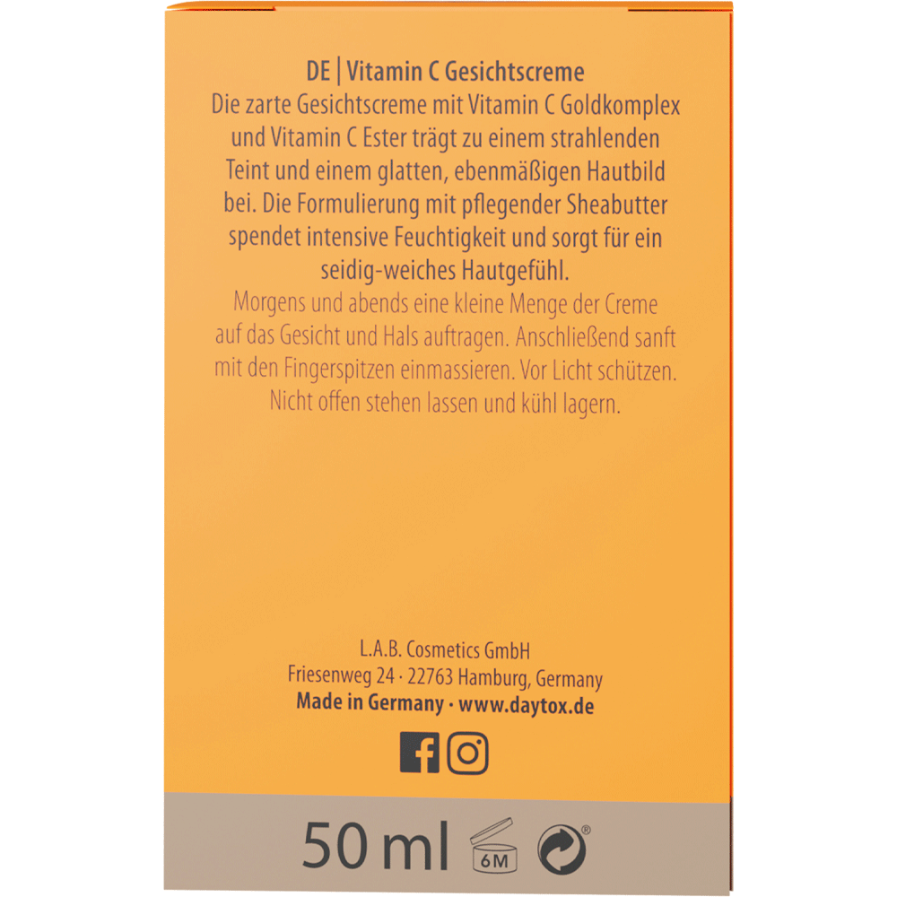 Bild: Daytox Vitamin C Creme