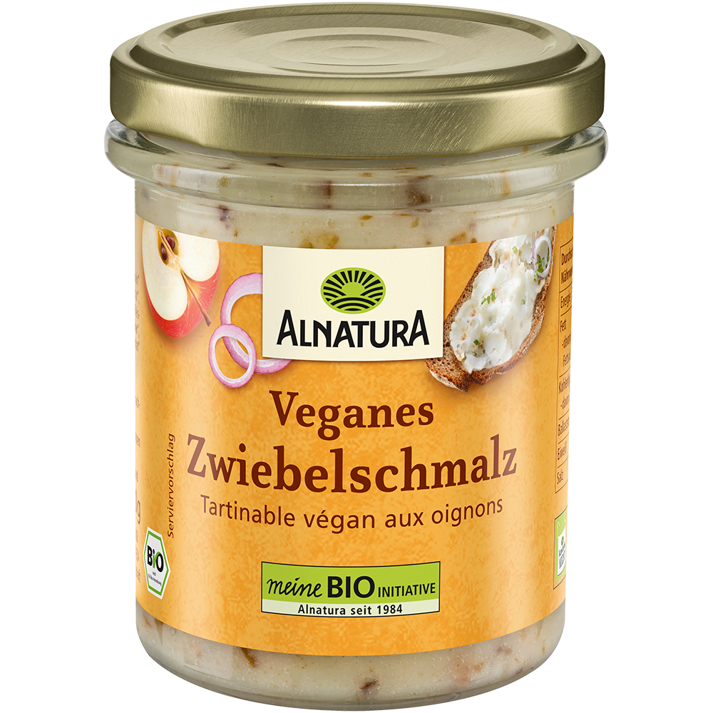 Bild: ALNATURA Veganes Zwiebelschmalz