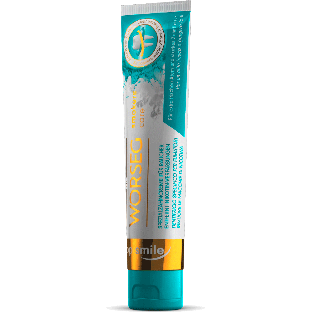 Bild: Worseg Top Smile Smokers Care Zahncreme