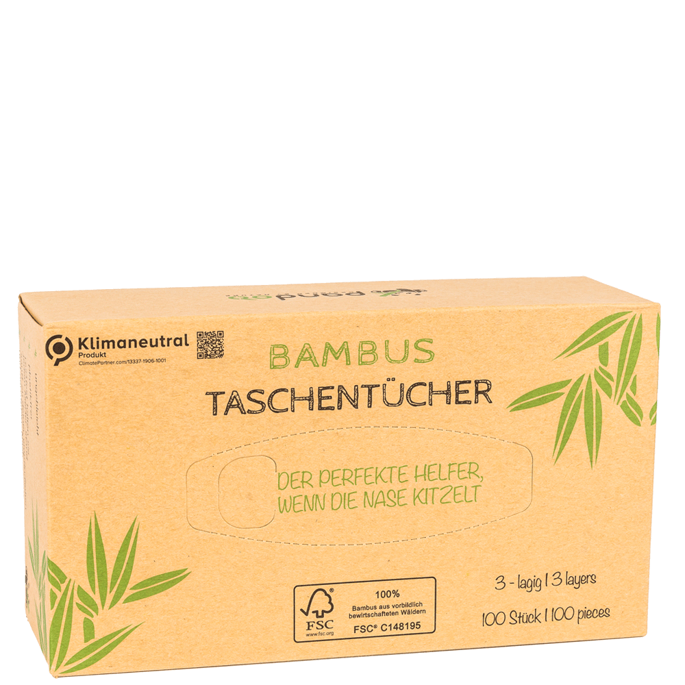 Bild: pandoo Bambus Taschentücher