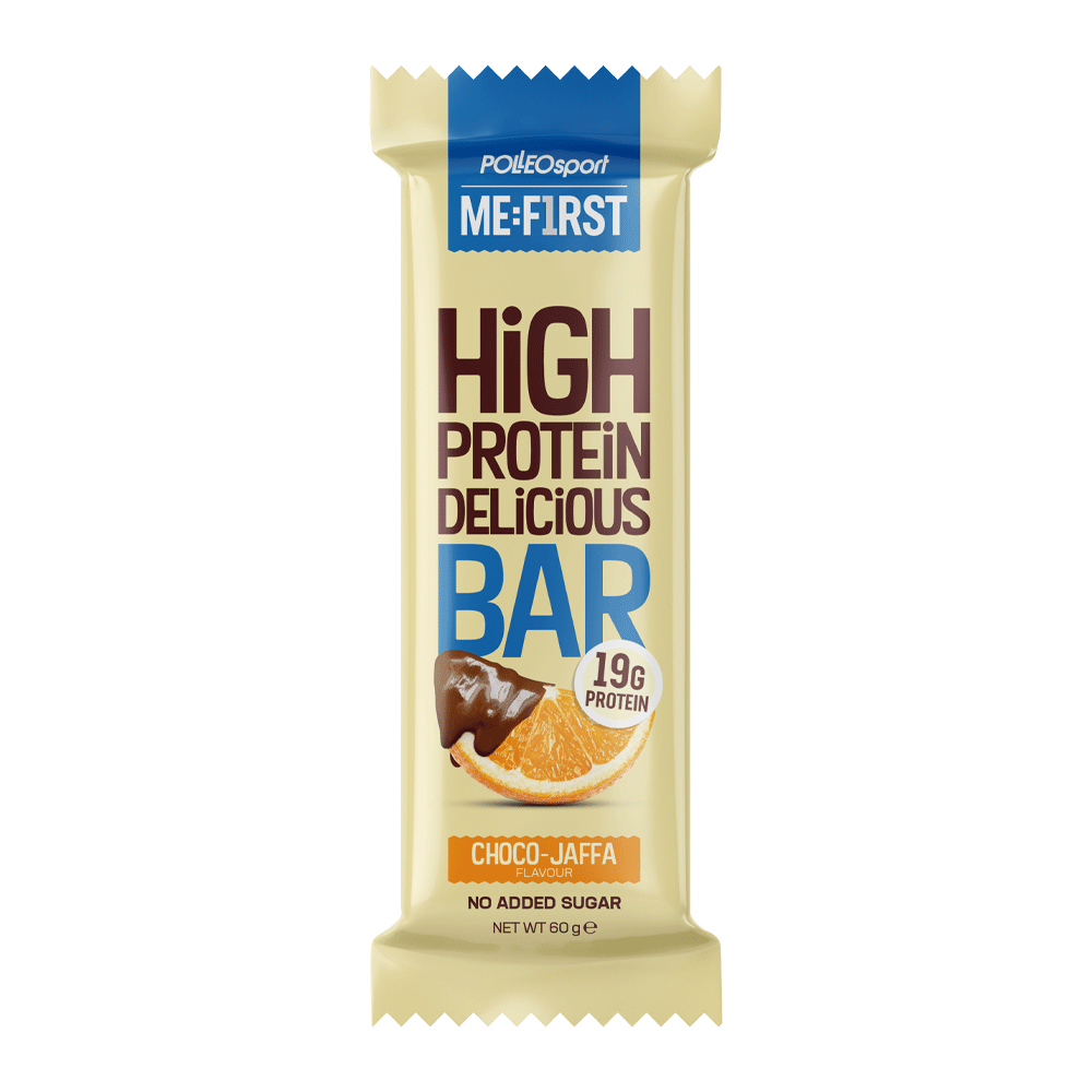 Bild: POLLEOsport ME:F1RST High Protein Bar Choco Jaffa