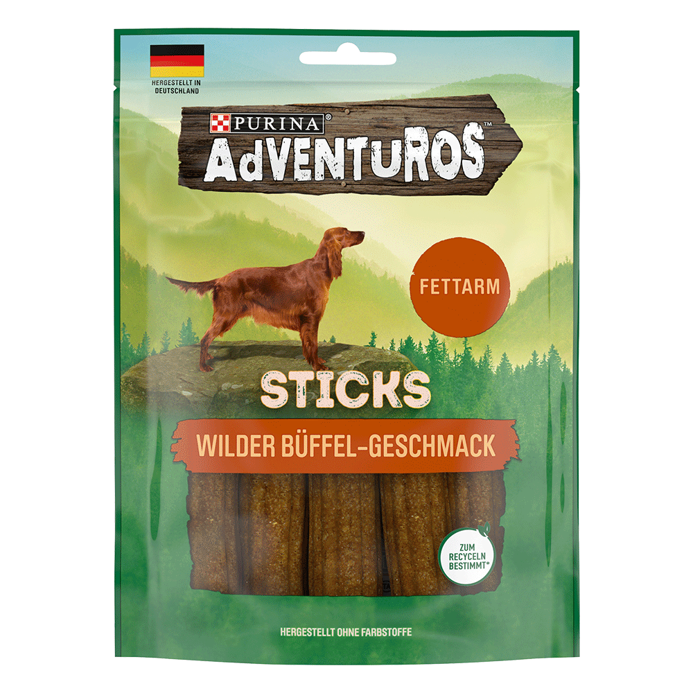 Bild: Purina AdVENTUROS Sticks Wilder Büffel