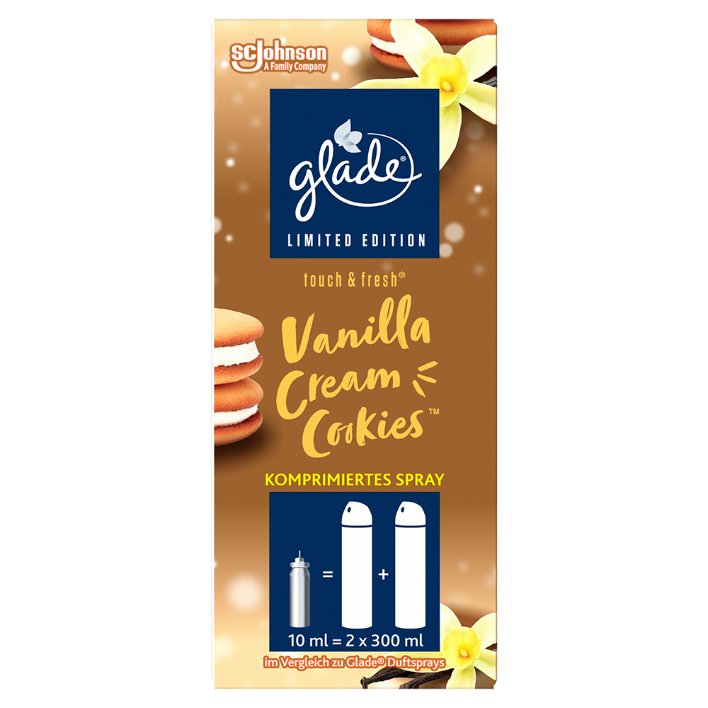 Bild: Glade Touch & Fresh Vanilla Cream Cookies Nachfüllung 