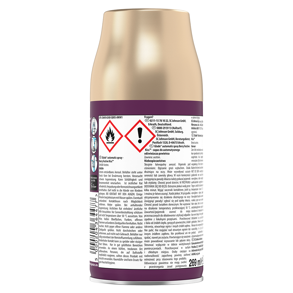 Bild: Glade Automatic Spray Berry Festive Kiss Nachfüllung