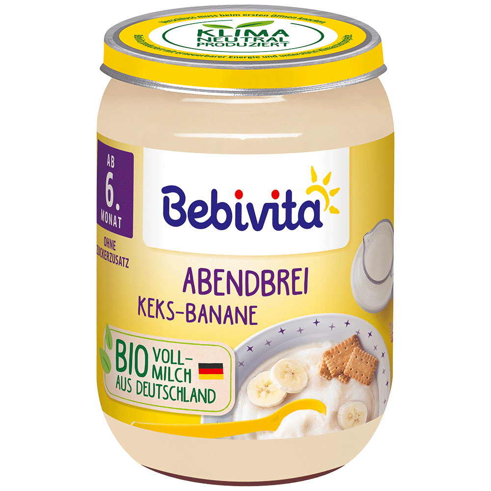 Bild: Bebivita Abendbrei Keks Banane