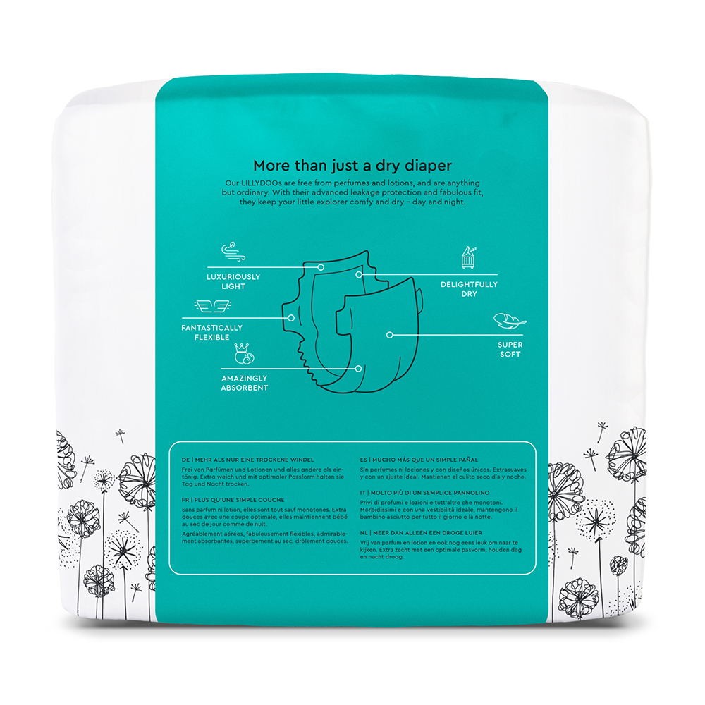 Bild: LILLYDOO Windeln N°4, 9 kg - 14 kg
