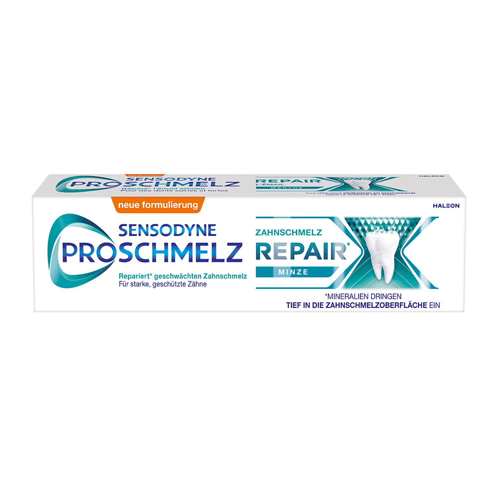 Bild: SENSODYNE Proschmelz Zahnpasta Zahnschmelz Repair Minze
