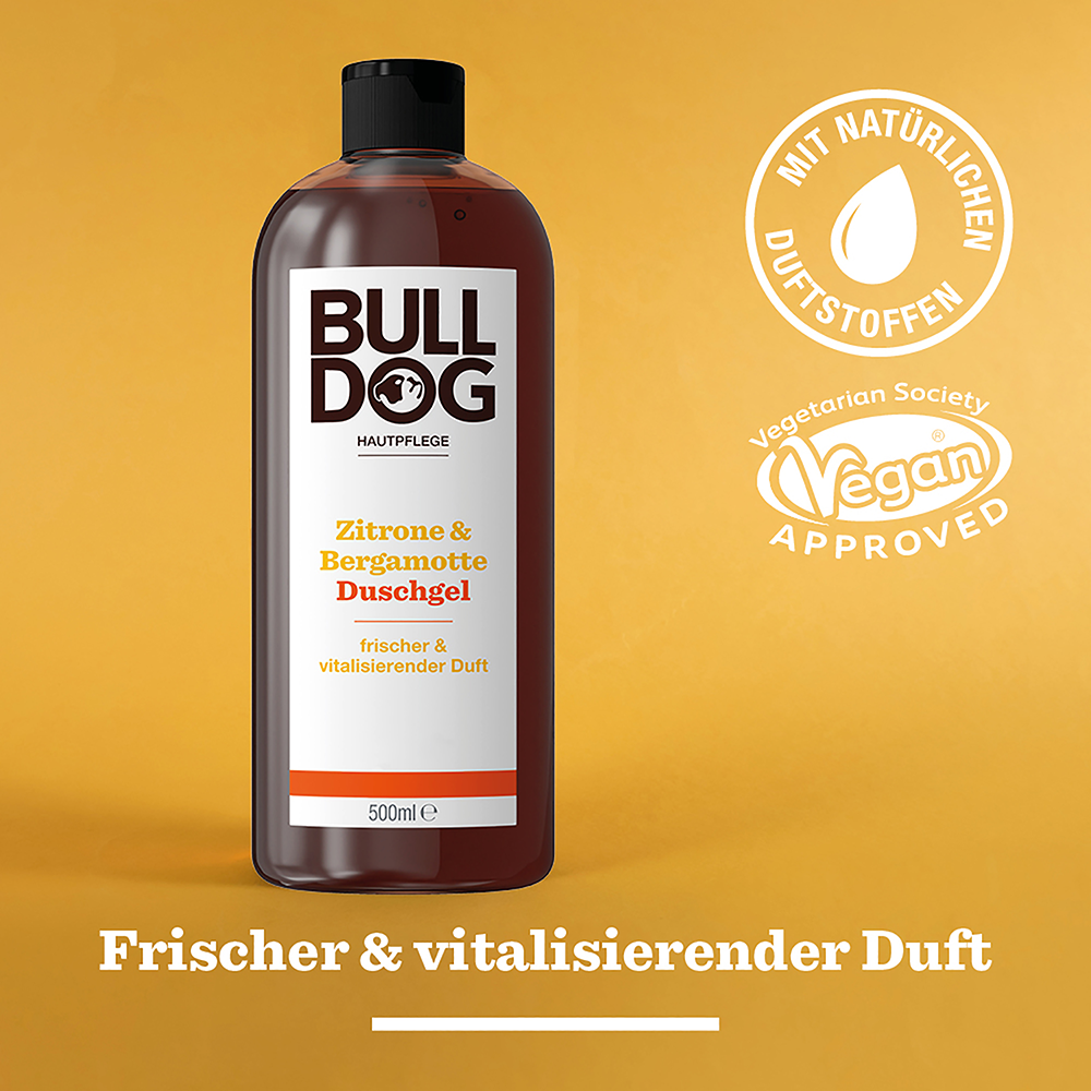 Bild: Bulldog Duschgel Zitrone und Bergamotte